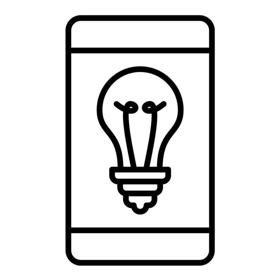 Mobile Solutions Line Icon vector