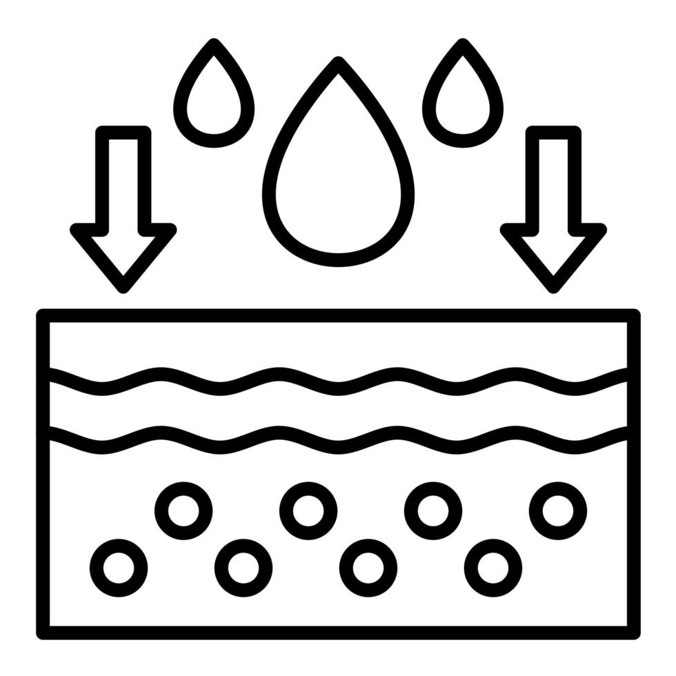 Absorption Line Icon vector