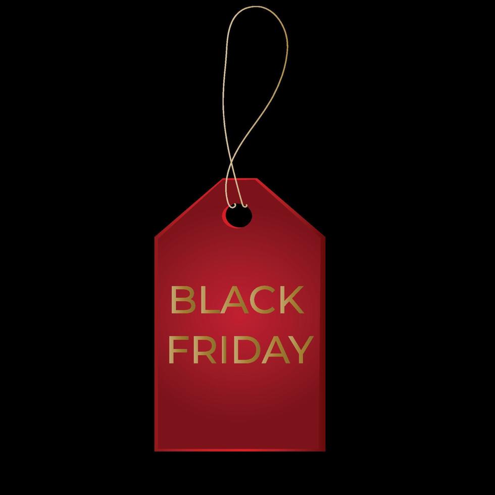 Black Friday banner. Black Friday sale design. Black Friday design, sale, discount, advertising, marketing price tag. Discount tag vector