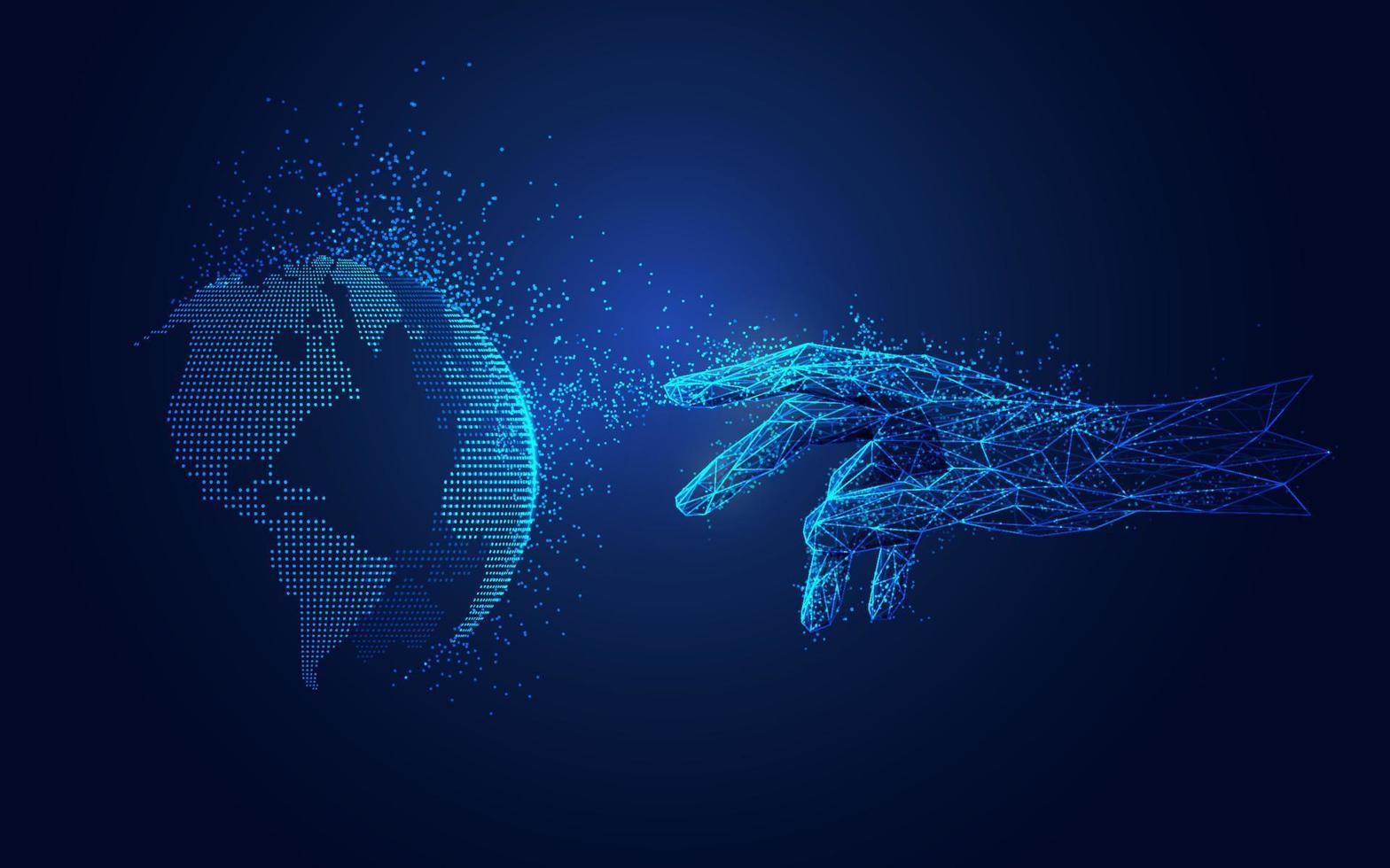 reach into world vector