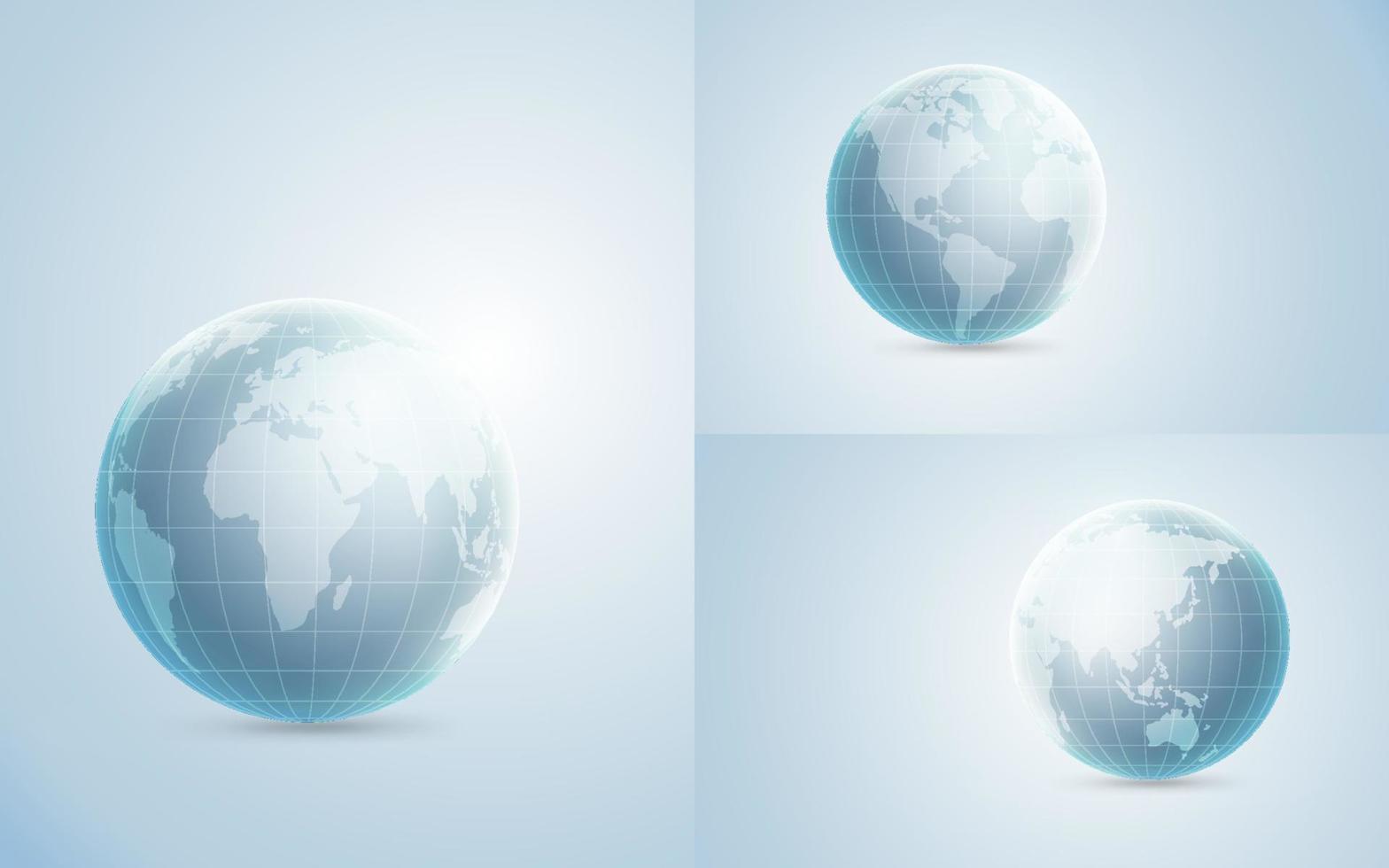 globe object view vector