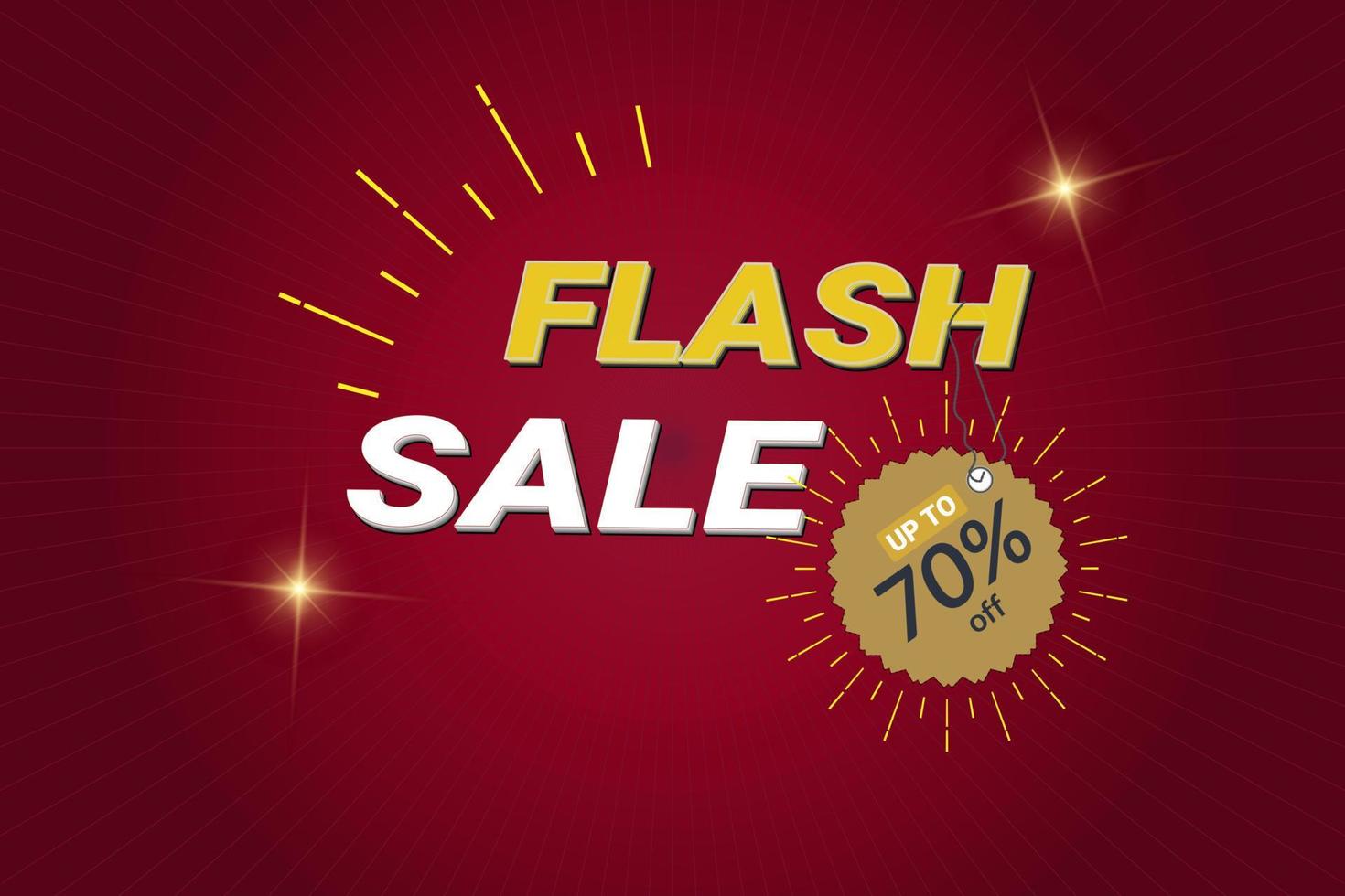 Flash sale template design of special discount  offer for media promotion and social media post. vector