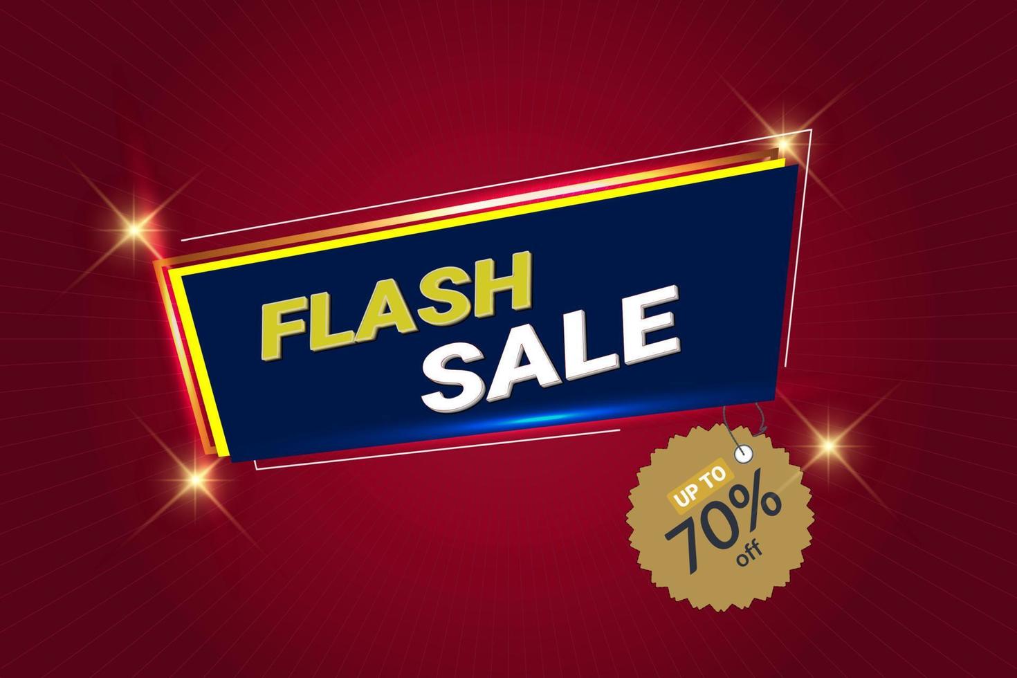 Flash sale template design of special discount  offer for media promotion and social media post. vector