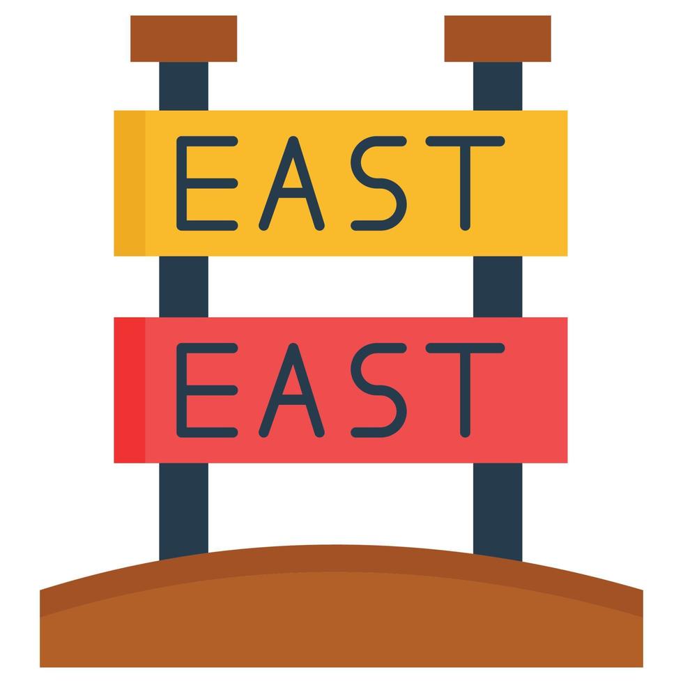 East direction which can easily  modify or edit vector