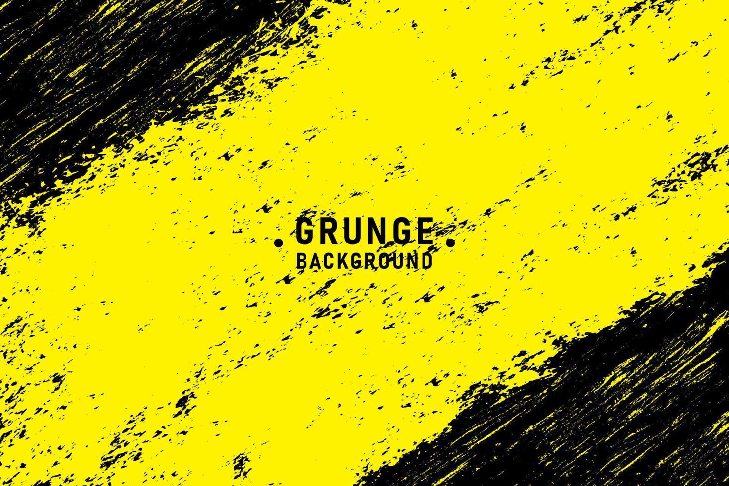 Abstract yellow and black grunge texture background vector