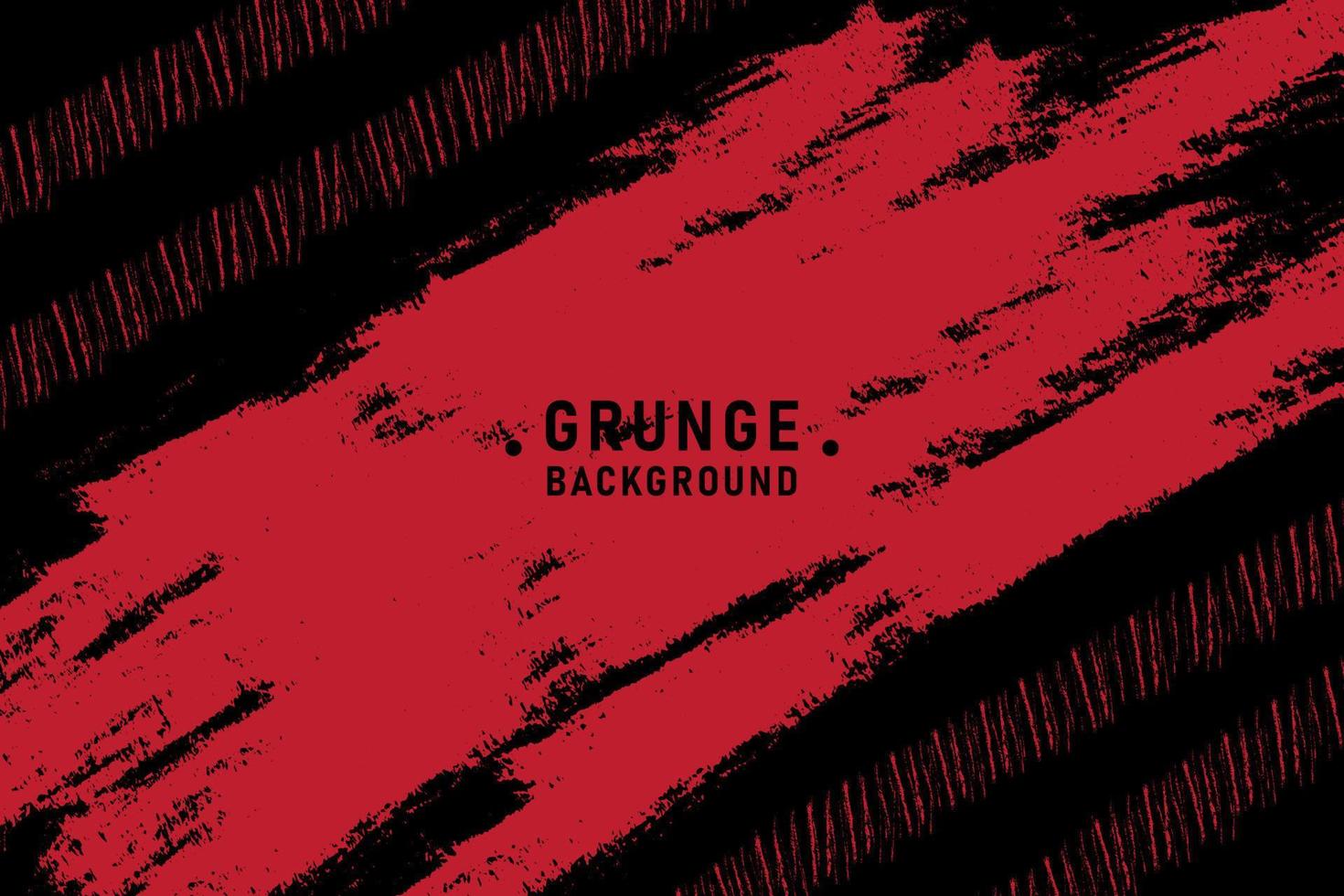 Abstract red and black grunge texture background vector