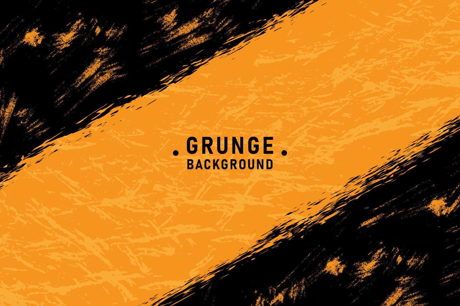 Fondo de textura grunge naranja y negro abstracto vector