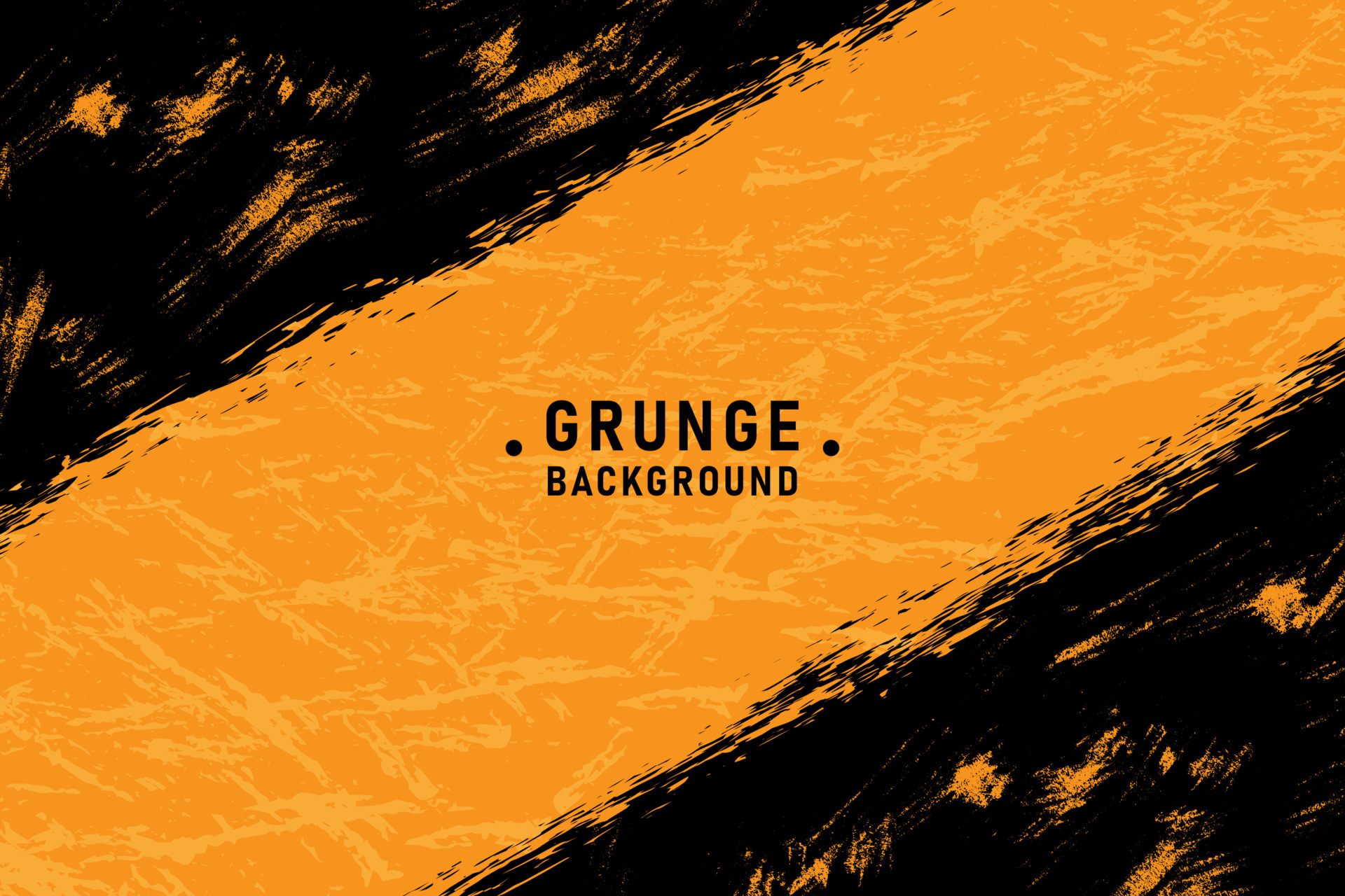 Abstract orange and black grunge texture background 14731698 Vector Art ...