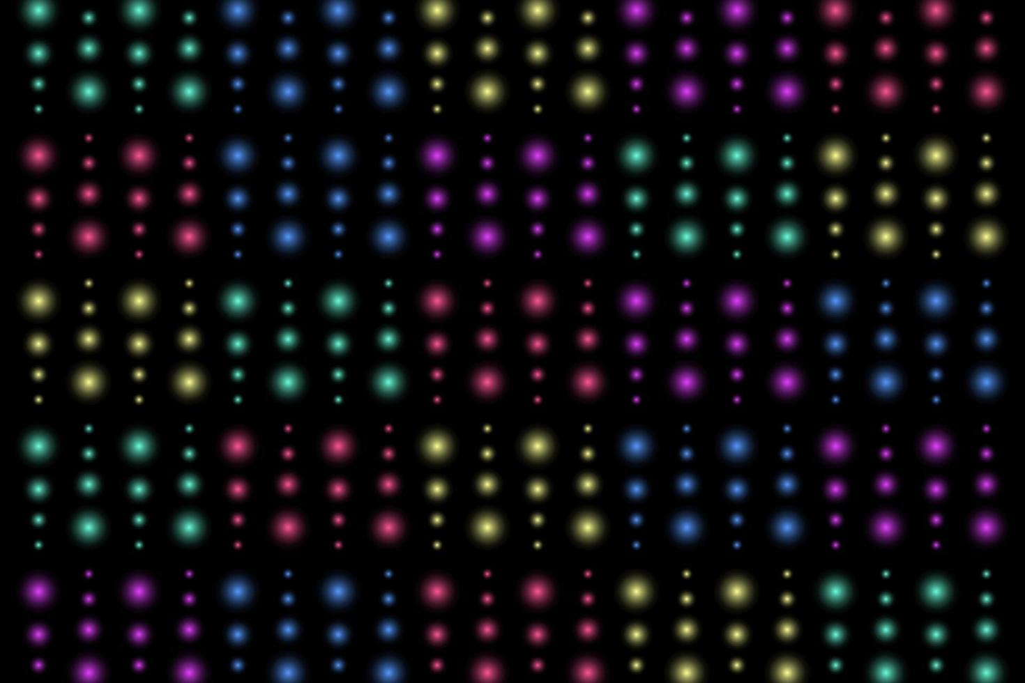 colorful bokeh background twinkling lights shape vector