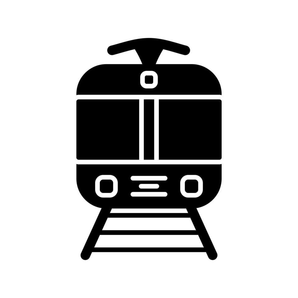 icono de vector de tranvía