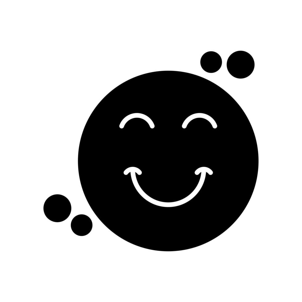 icono de vector de sonrisa