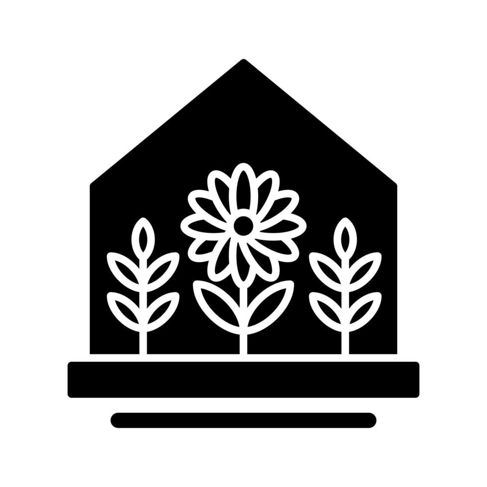 icono de vector de casa de campo