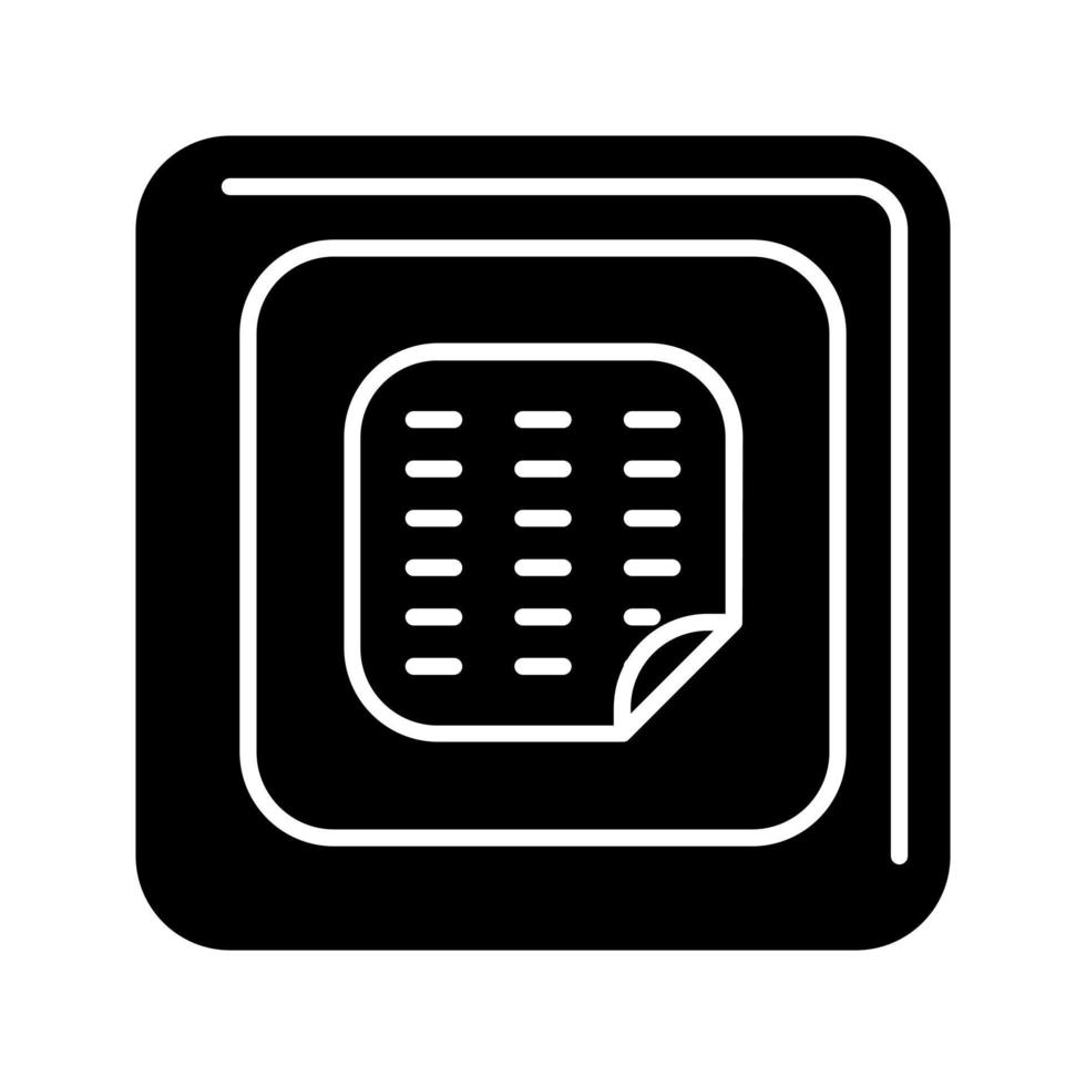 Nicotine Patch Vector Icon