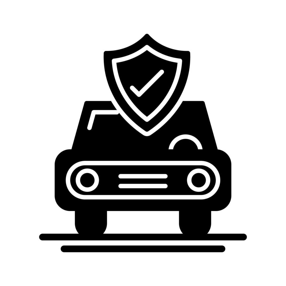 Car Insurance Vector Icon