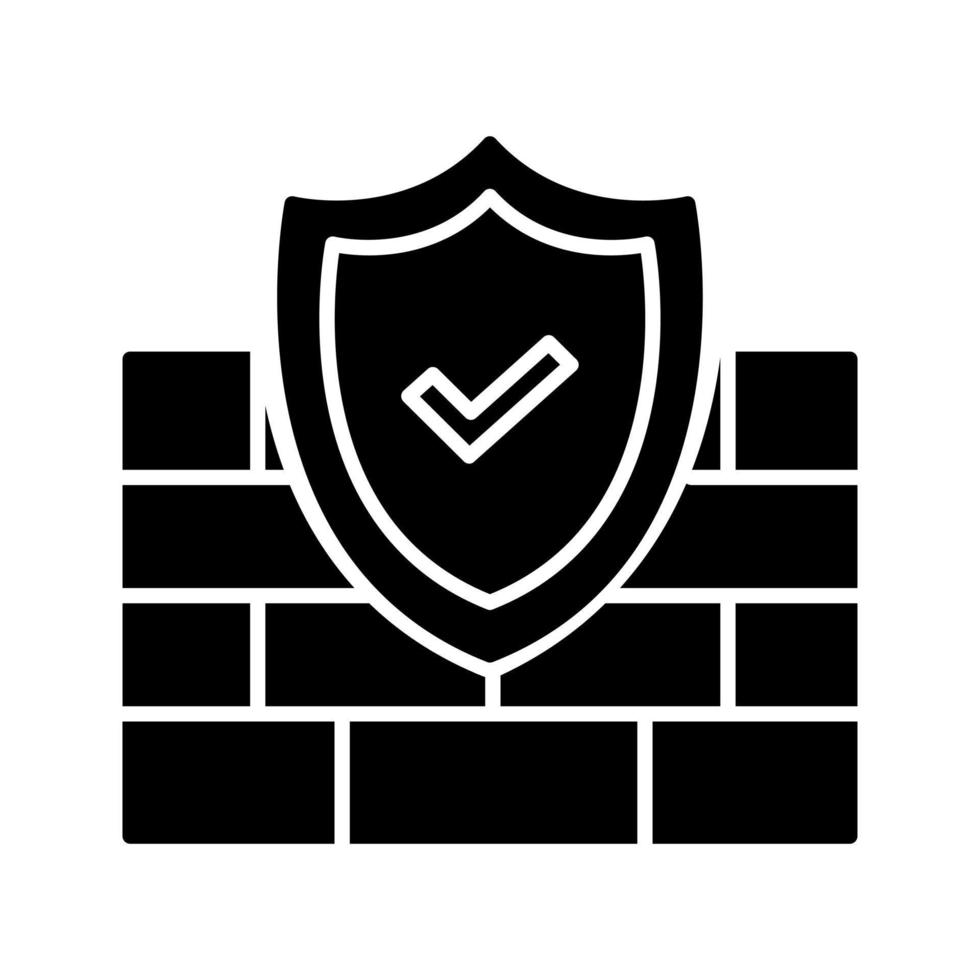 icono de vector de firewall