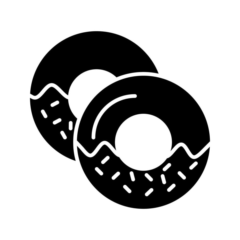 icono de vector de donut