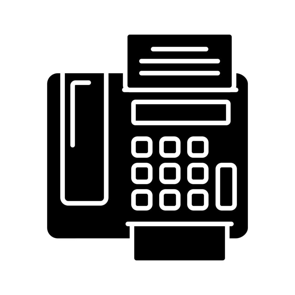 fax Machine Vector Icon