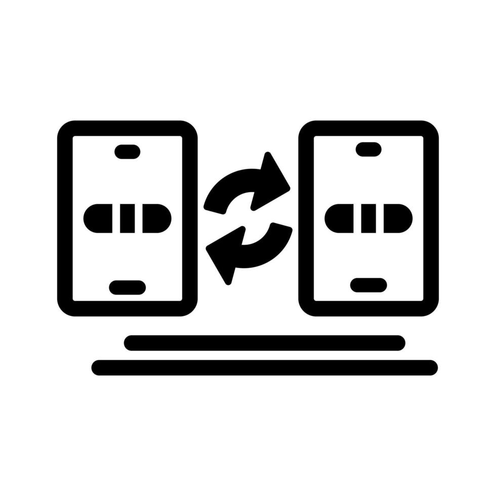 Data Transfer Vector Icon