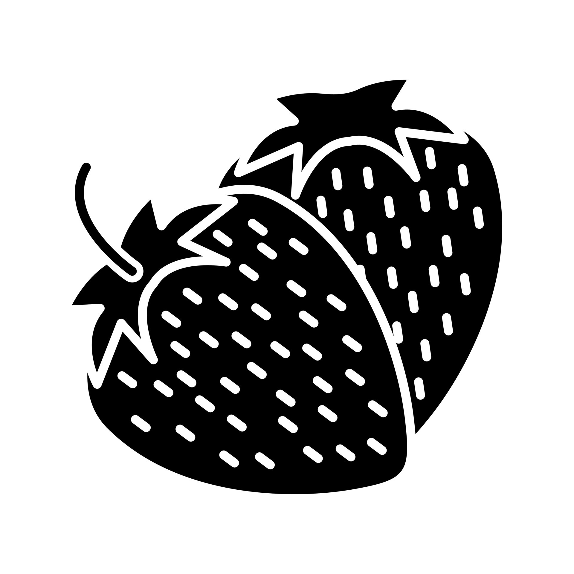 Strawberry Vector Icon 14734959 Vector Art at Vecteezy