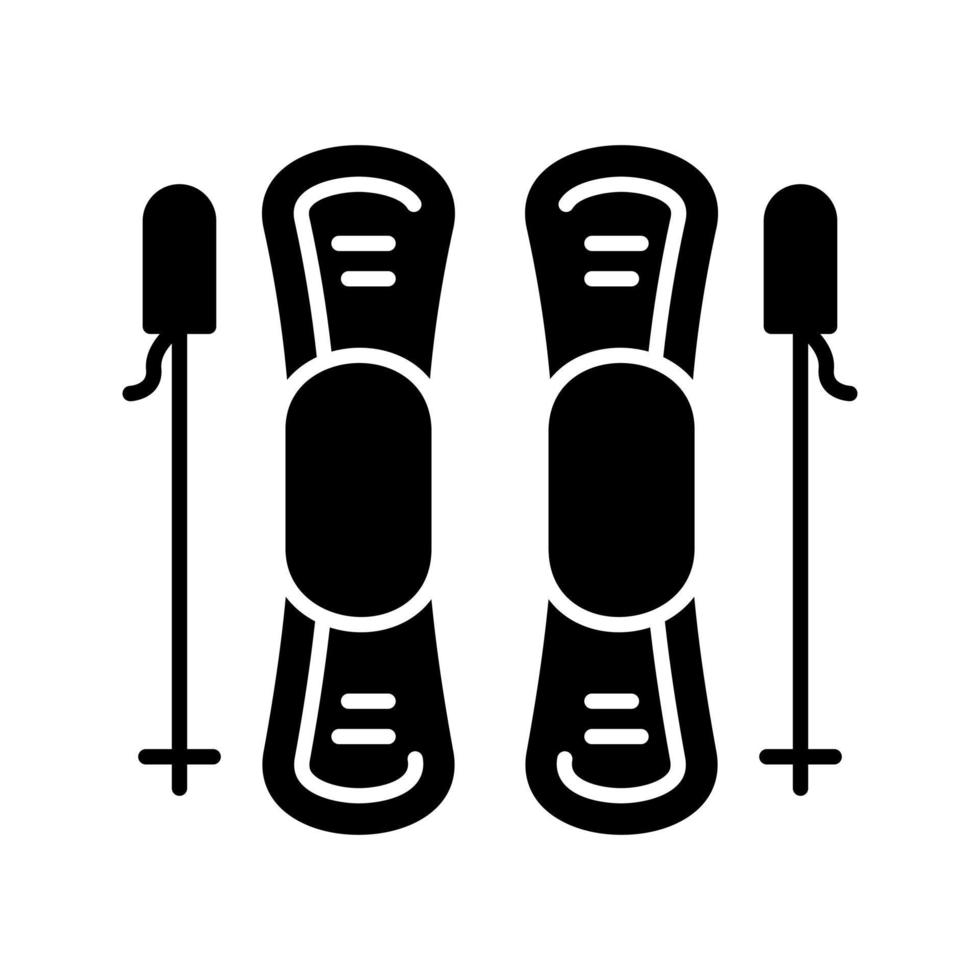 Ski Vector Icon