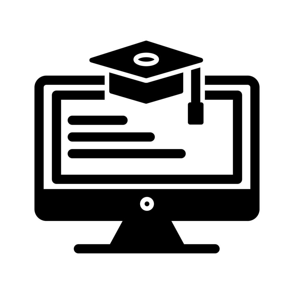 Online Learning Vector Icon