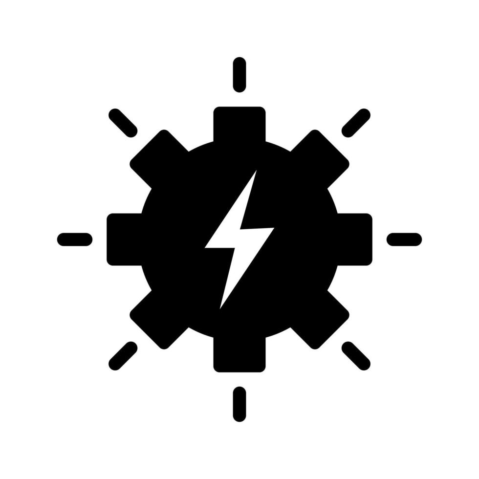 icono de vector de electricidad