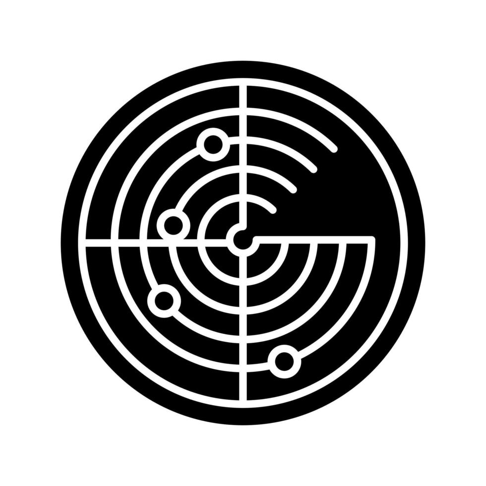 Radar Vector Icon