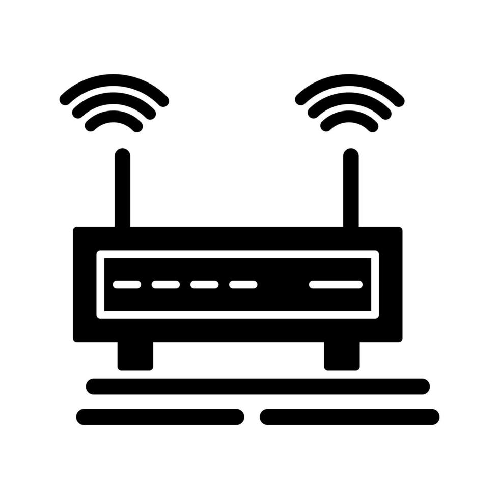 icono de vector de señales wifi