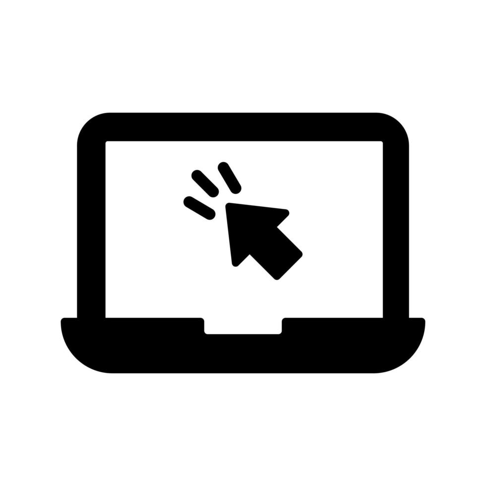 icono de vector de laptop