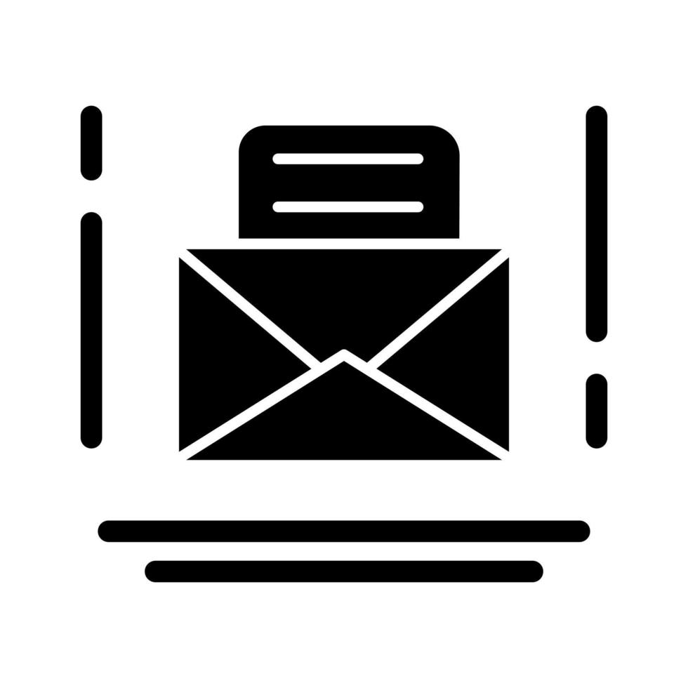 icono de vector de correo electrónico