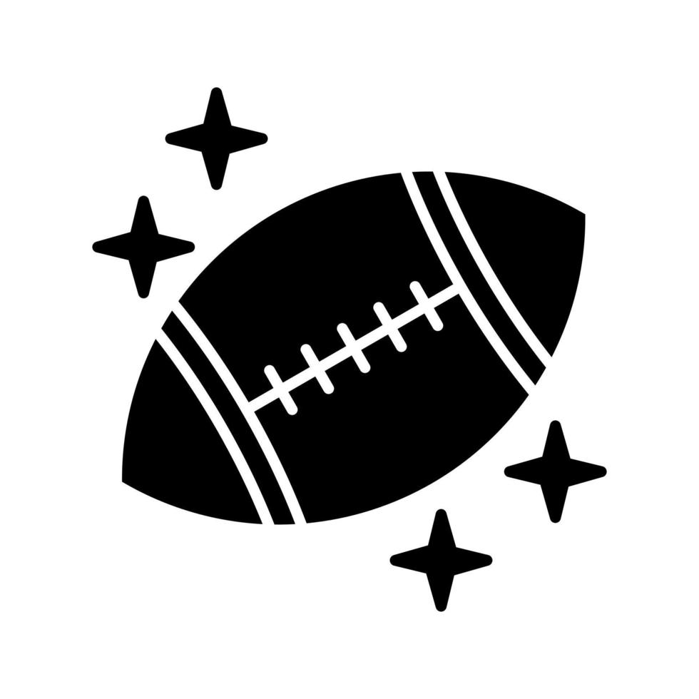 icono de vector de rugby