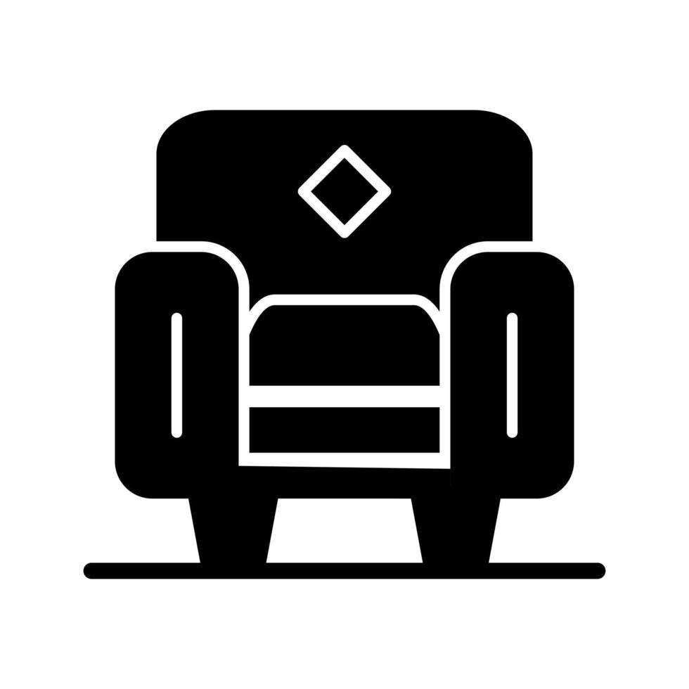 Armchair Vector Icon 14735584 Vector Art at Vecteezy