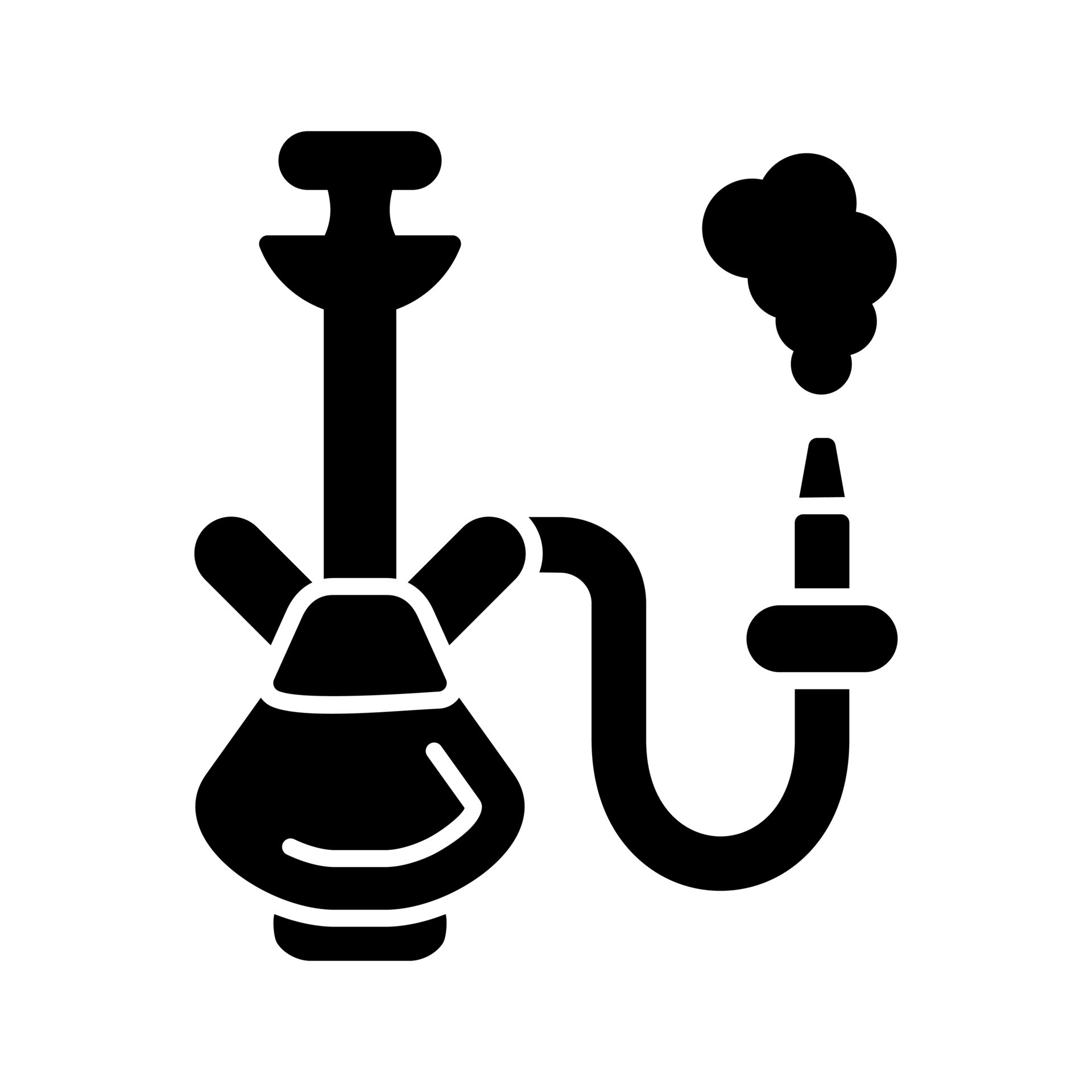 Hookah Vector Icon 14735602 Vector Art at Vecteezy