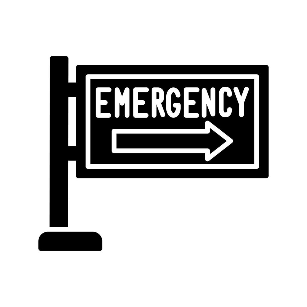 Emergency Sign Vector Icon