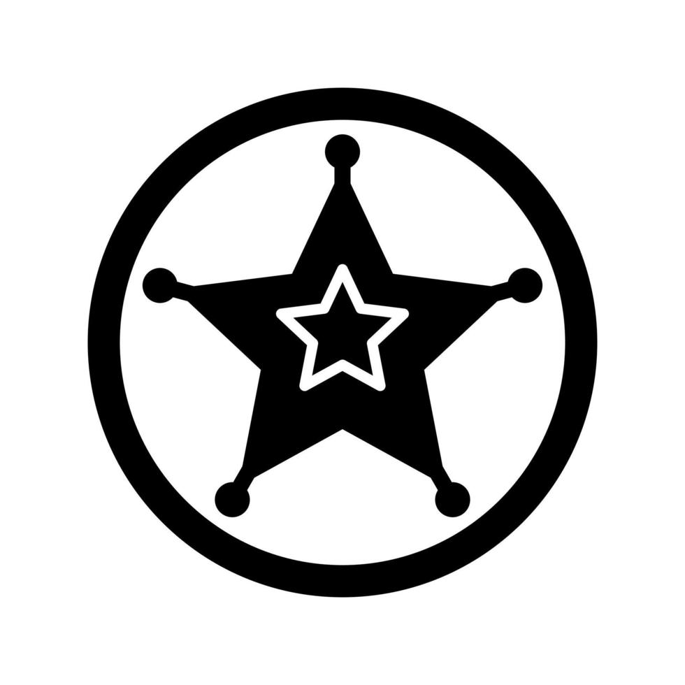 Sheriff Vector Icon