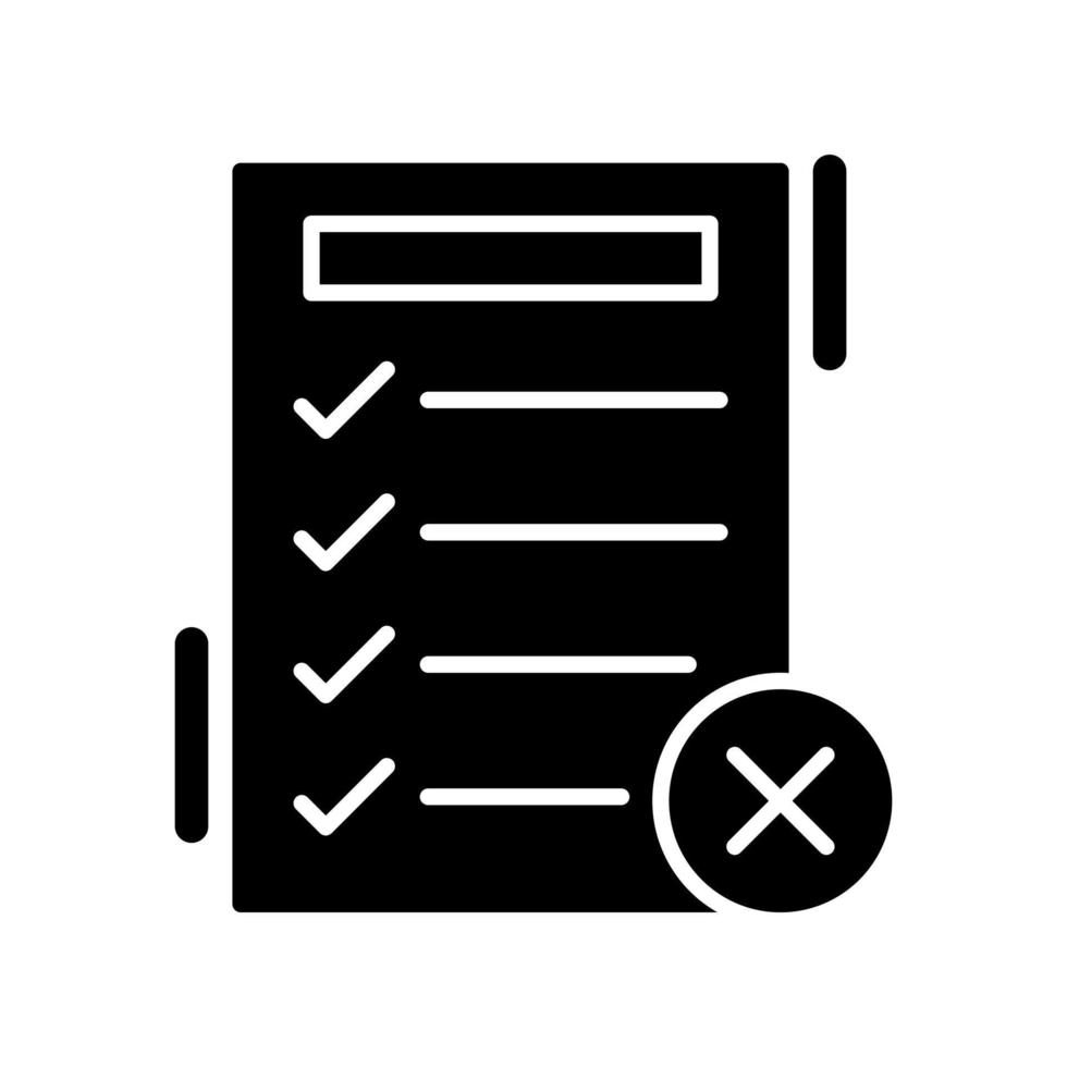 Fake List Vector Icon