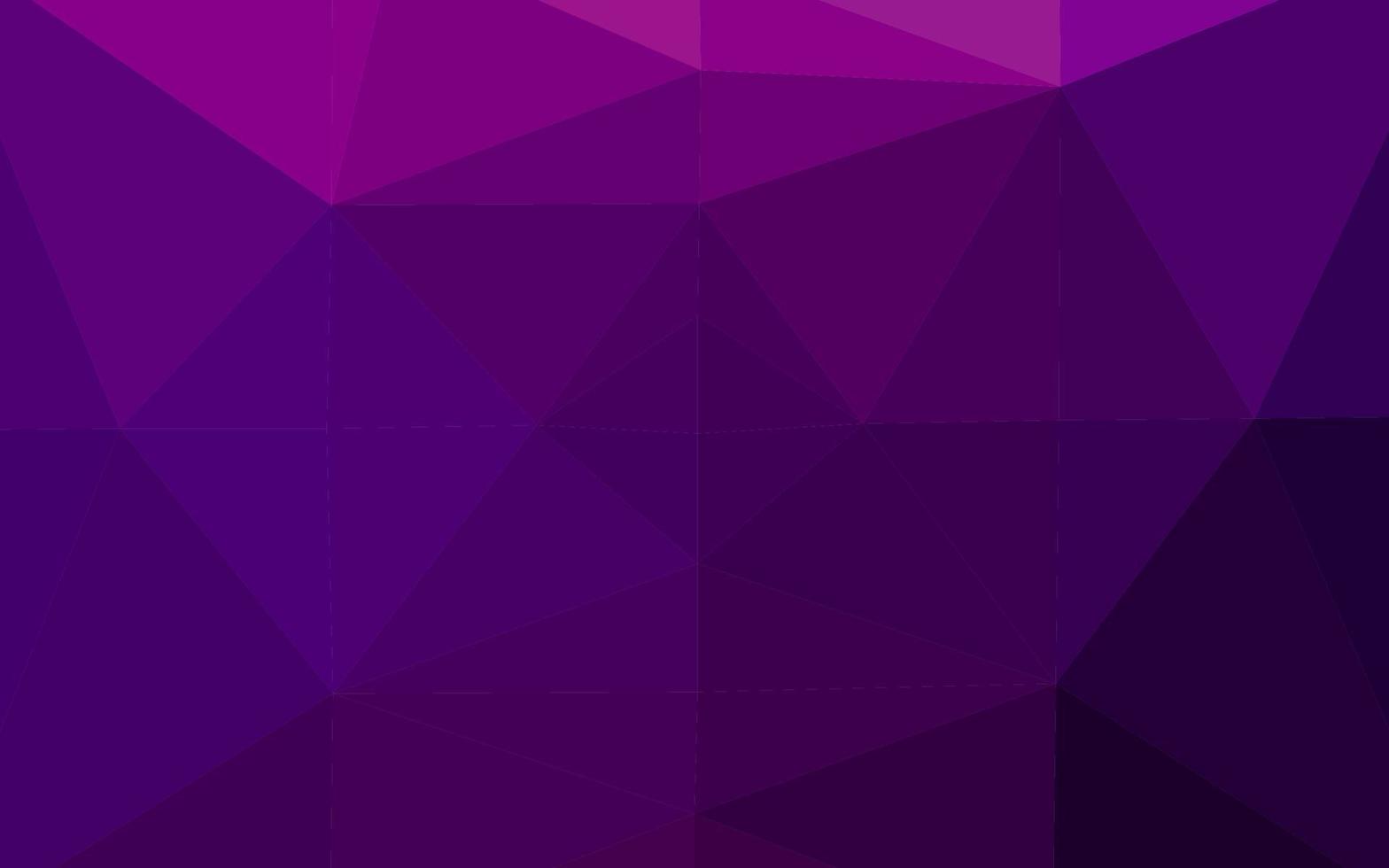 Dark Purple vector polygonal template.