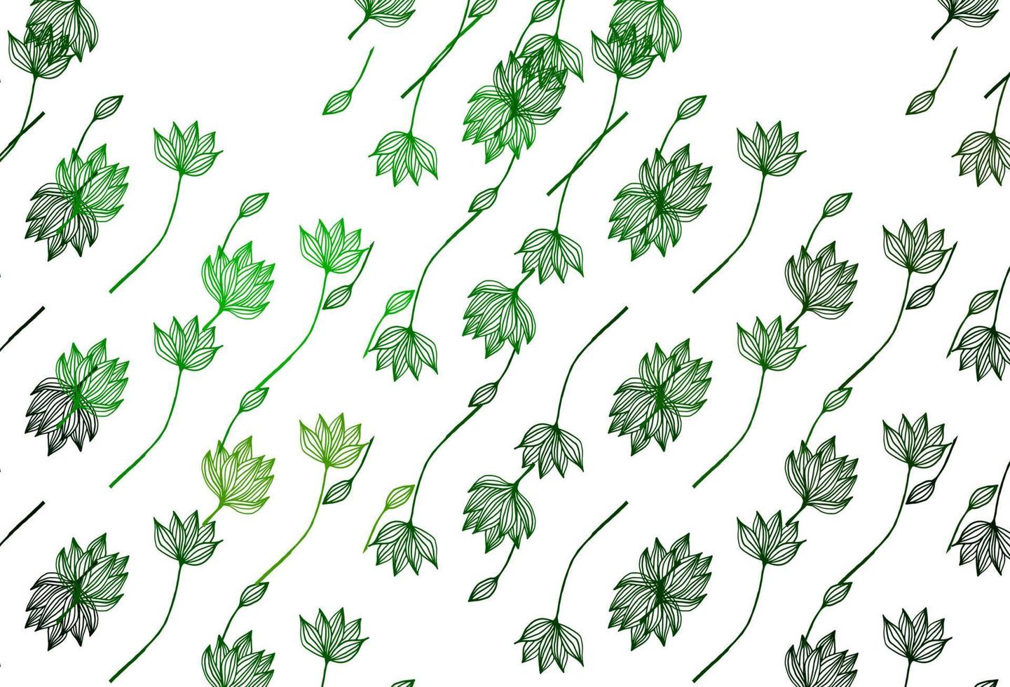 Light Green vector sketch layout.