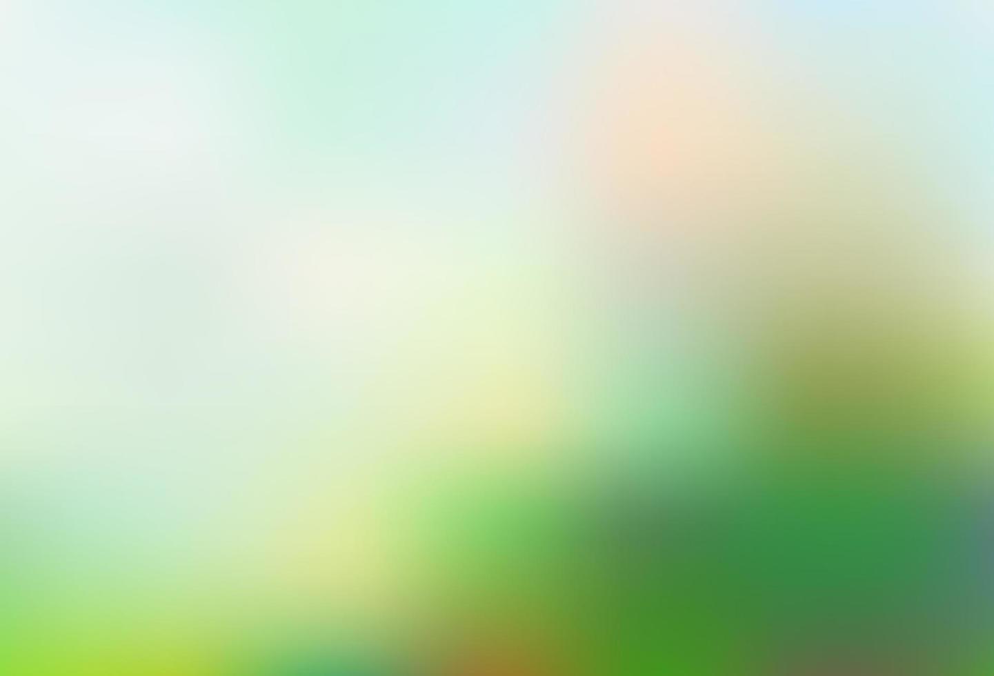 Light Green vector blurred bright template.
