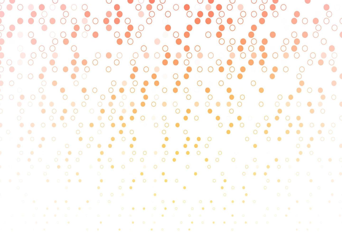 diseño vectorial de color amarillo claro, naranja con formas circulares. vector