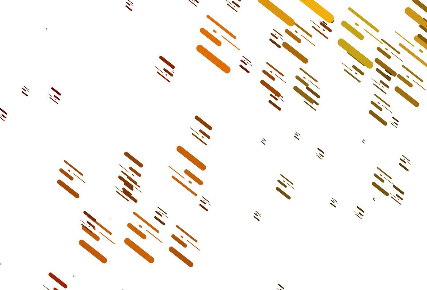 diseño vectorial de color amarillo claro, naranja con líneas planas. vector