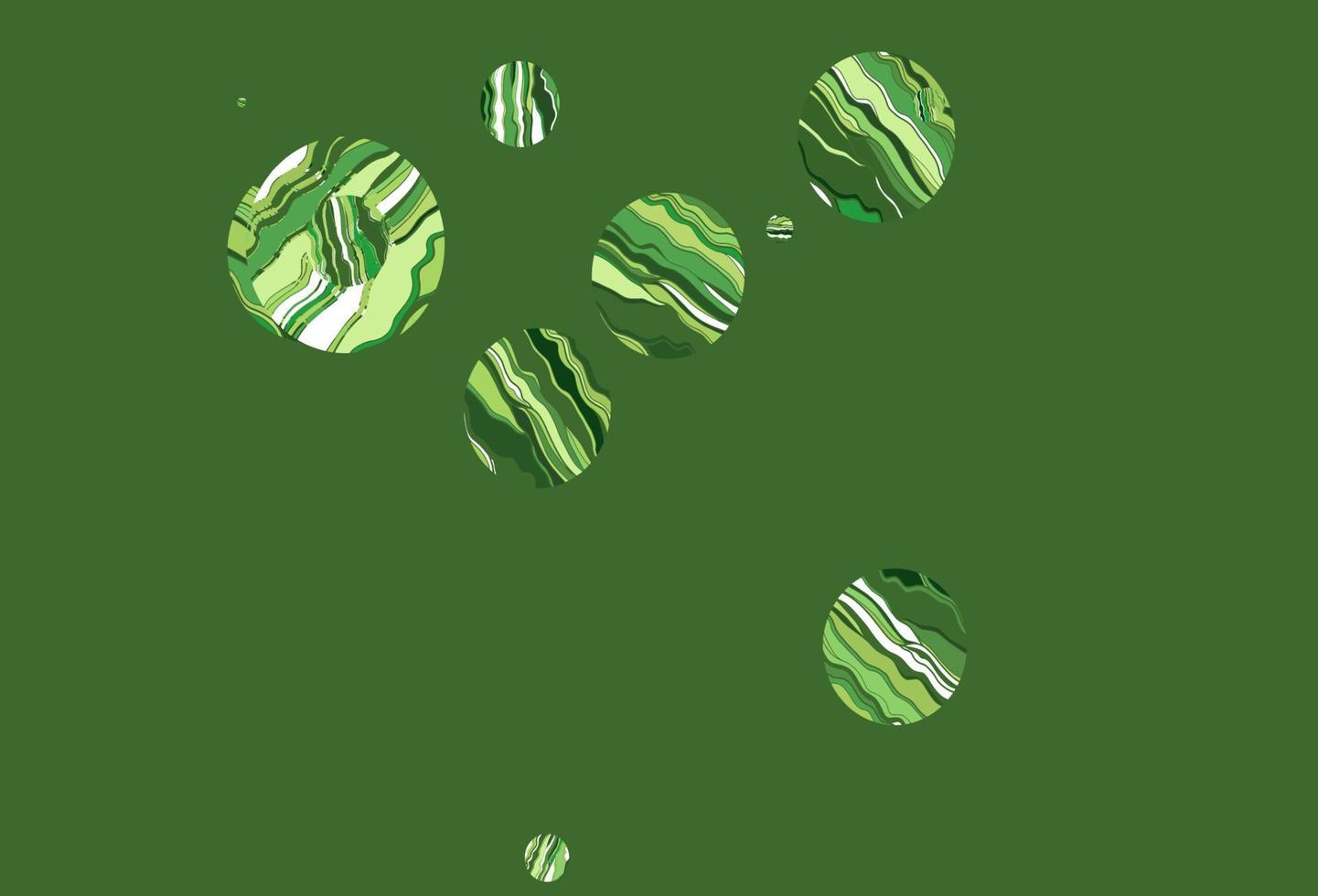 Light green, yellow vector pattern with spheres.