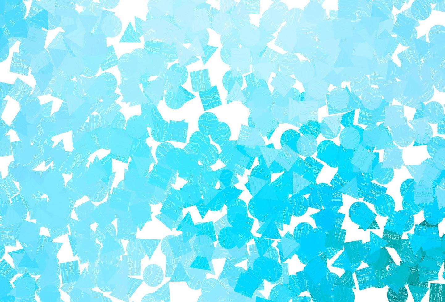 Light  blue vector layout with circles, lines, rectangles.