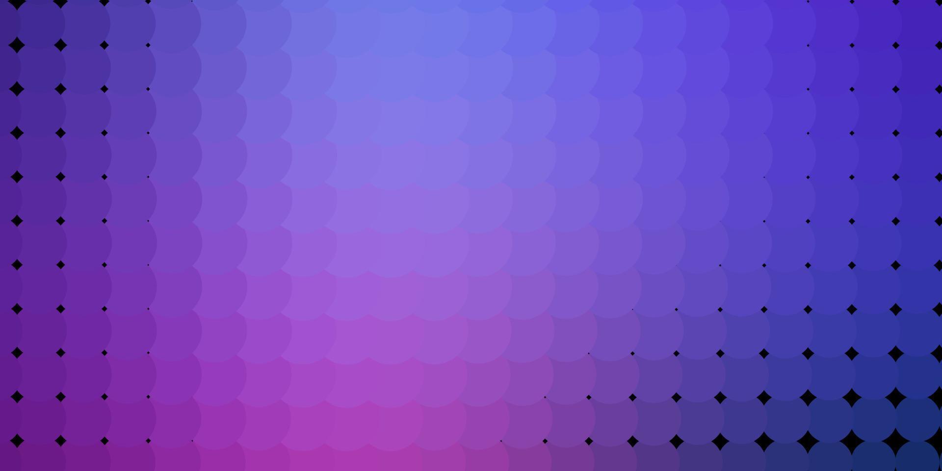 Light Purple, Pink vector backdrop with circles.