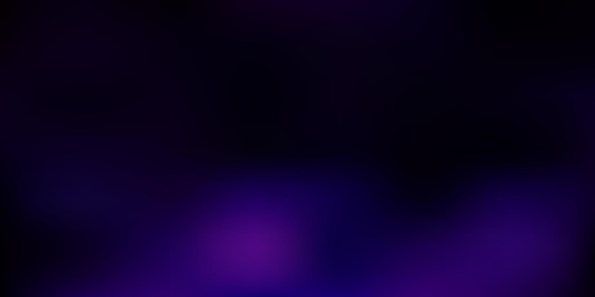 Dark purple, pink vector blur pattern.