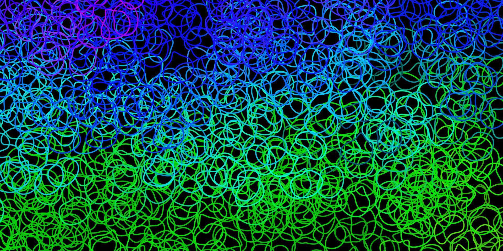 Dark multicolor vector template with abstract forms.