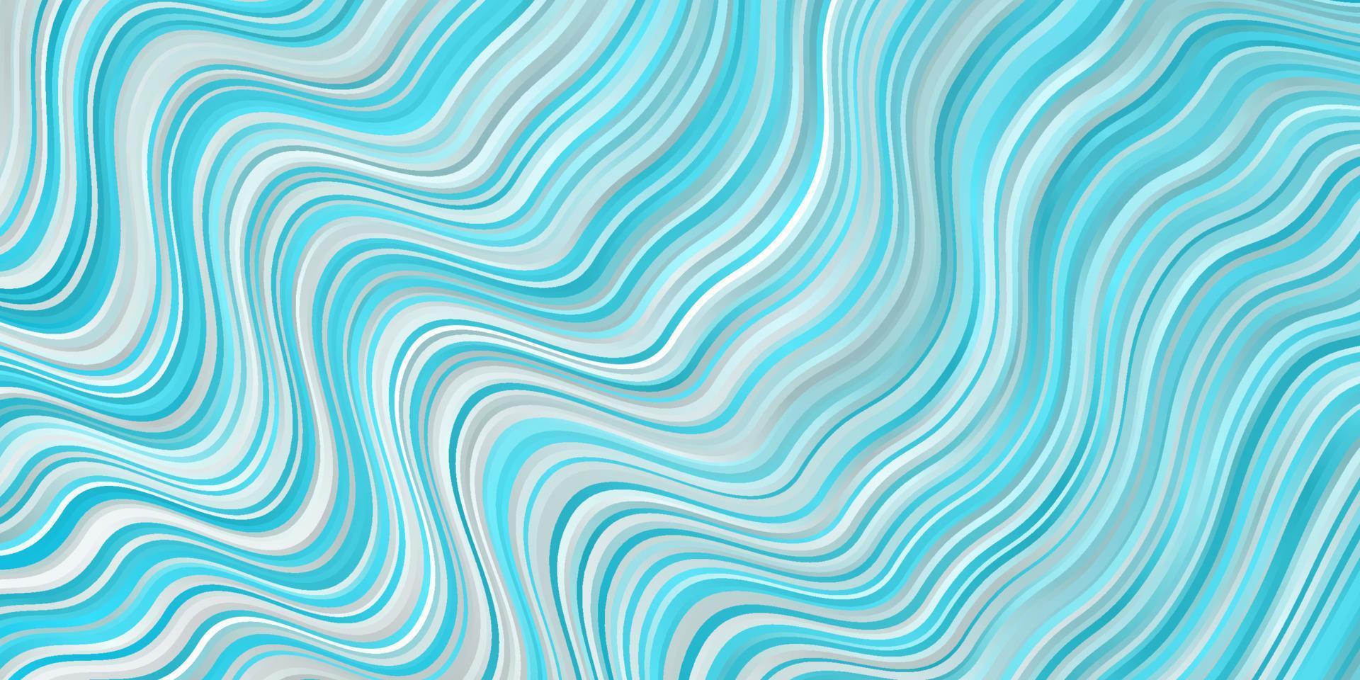 Light BLUE vector background with curved lines.