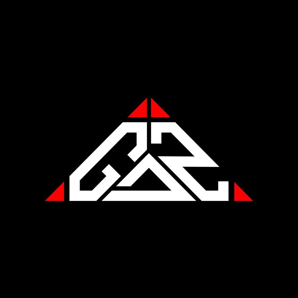 Diseño creativo del logotipo de la letra gdz con gráfico vectorial, logotipo simple y moderno de gdz. vector