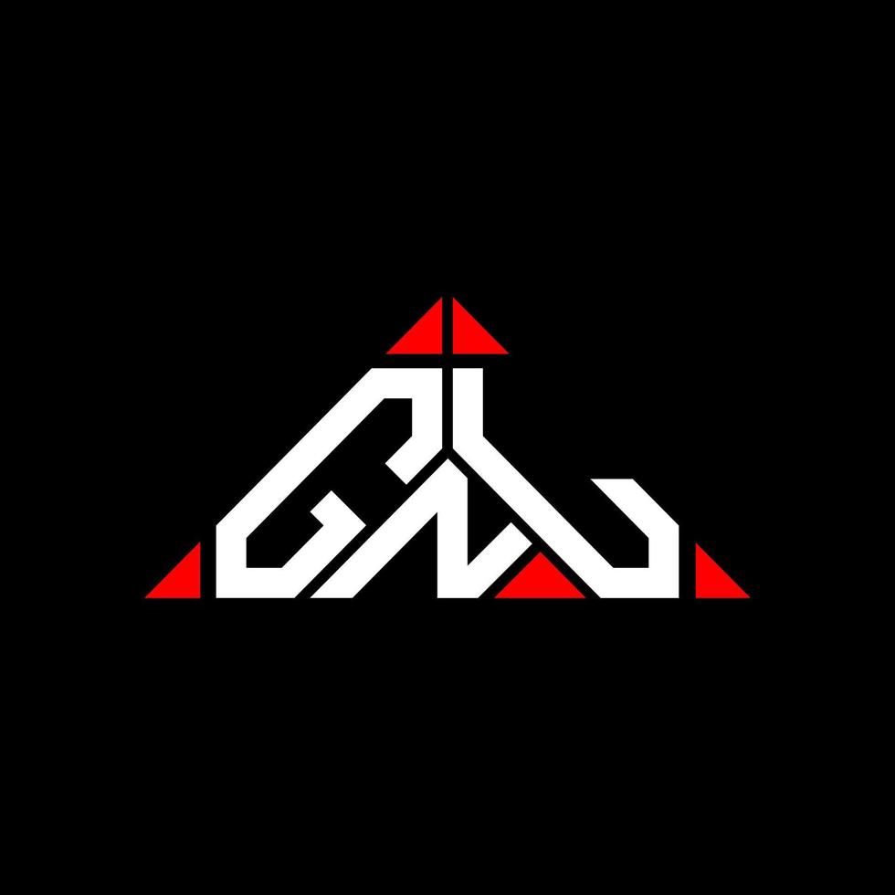 GNL letter logo creative design with vector graphic, GNL simple and modern logo.