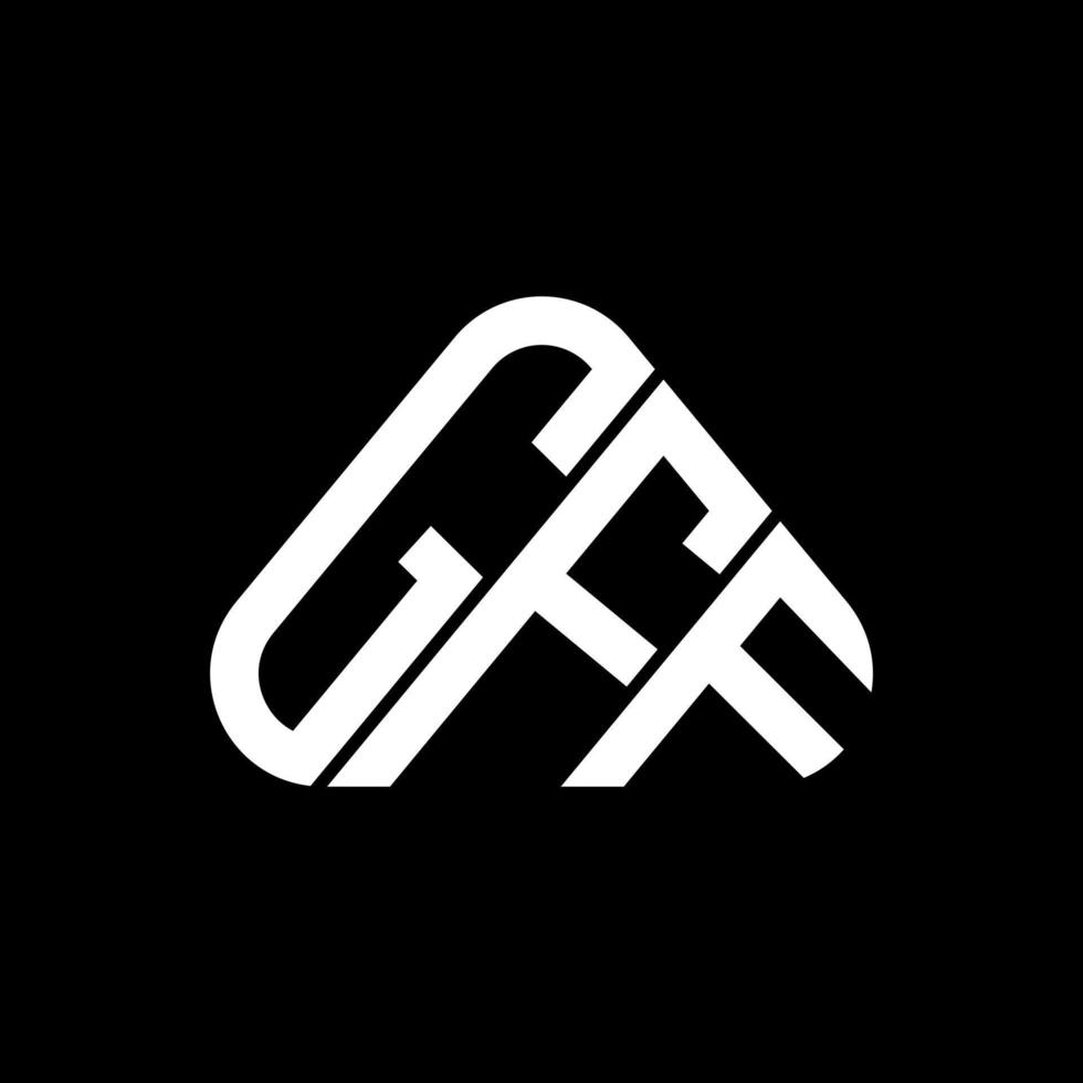 Diseño creativo del logotipo de la letra gff con gráfico vectorial, logotipo simple y moderno de gff. vector